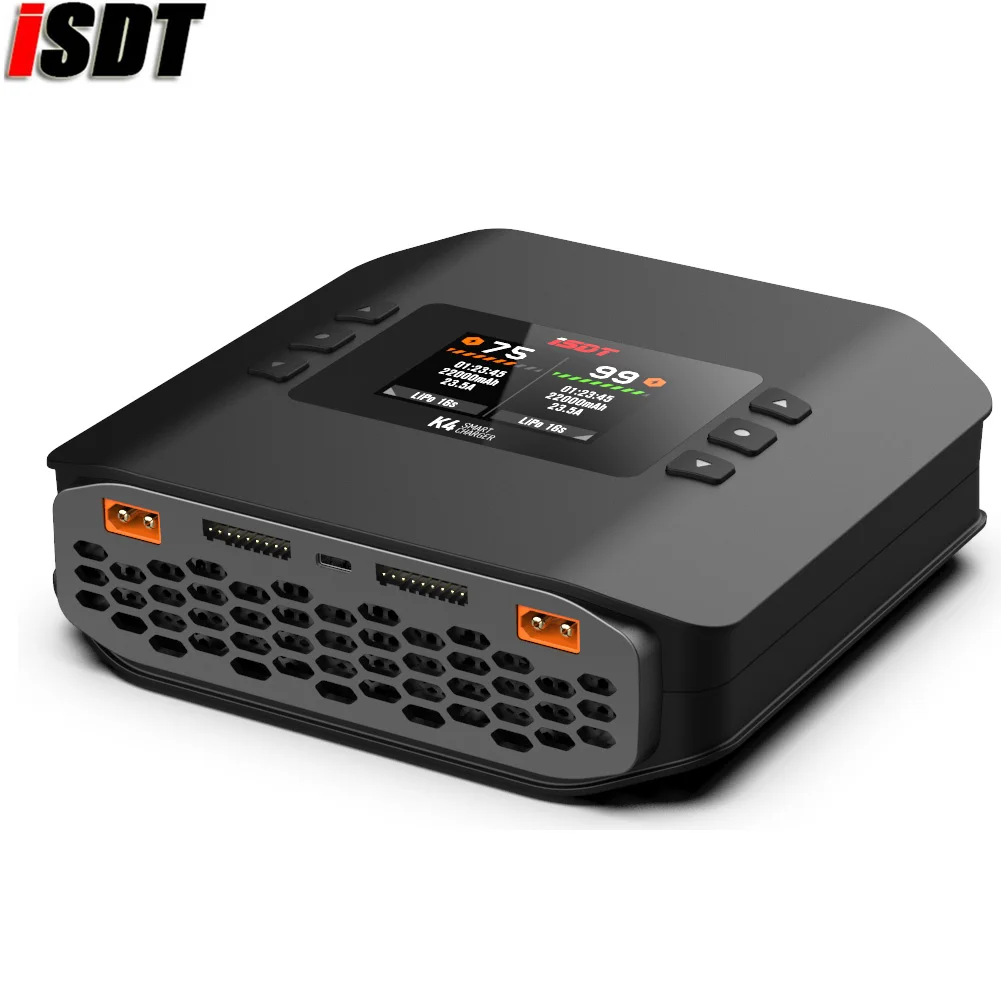 Isdt K4 Dual Lipo Charger - ISDT K4 Dual Battery Charger AC