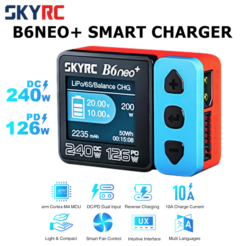 SkyRC B6 Neo Smart Charger DC  - огляд і ціна Skyrc B6 Neo Smart Charger